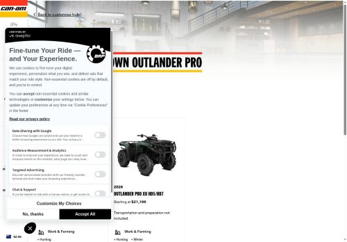 https://can-am.brp.com/off-road/nz/en/customise-your-own/all-terrain-vehicles/outlander-pro.html