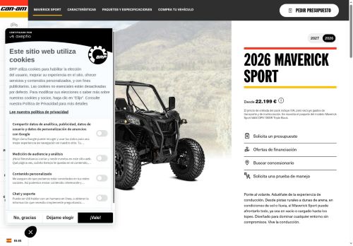 https://can-am.brp.com/off-road/es/es/modelos/modelos-anteriores/2026/maverick-sport.html
