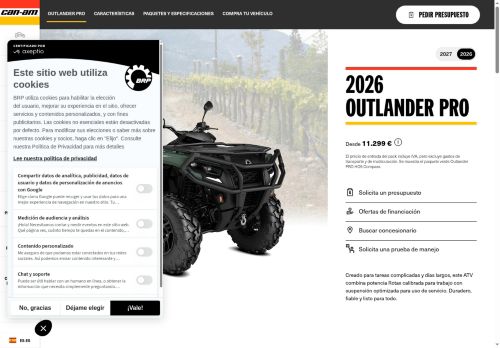 https://can-am.brp.com/off-road/es/es/modelos/modelos-anteriores/2026/outlander-pro.html