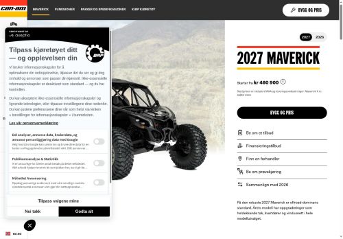 https://can-am.brp.com/off-road/no/no/modeller/ssv/sport/maverick.html