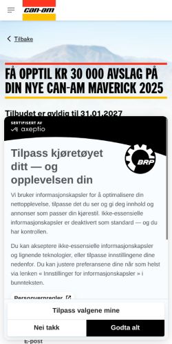 https://can-am.brp.com/off-road/no/no/kampanjer/maverick-2025-avslag.html