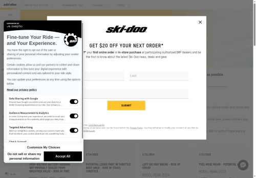 https://ski-doo.brp.com/us/en/owners/safety/safety-recalls.html