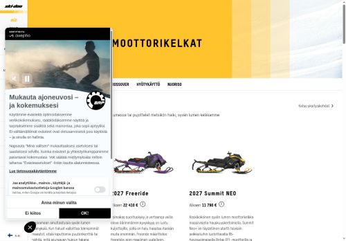 https://ski-doo.brp.com/fi/fi/mallit.html
