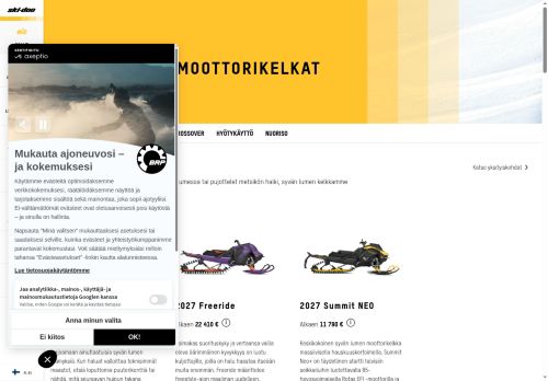 https://ski-doo.brp.com/fi/fi/mallit/moottorikelkat.html