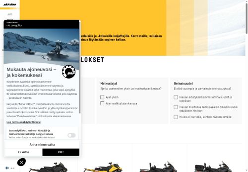 https://ski-doo.brp.com/fi/fi/osto-oppaat/loyda-sopivin-ski-doo.html