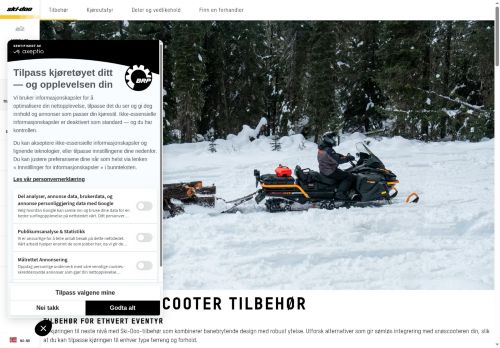 https://ski-doo.brp.com/no/no/tilbehor-utstyr/tillbehor.html