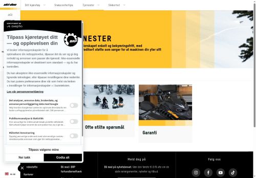 https://ski-doo.brp.com/no/no/eiere/tjenester.html