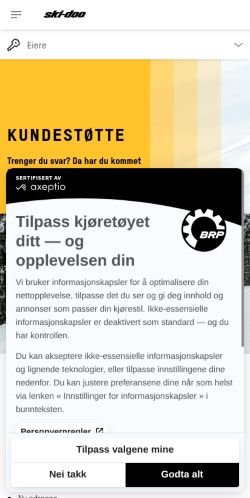 https://ski-doo.brp.com/no/no/eiere/tjenester/kundestotte.html