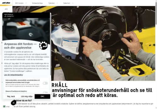 https://ski-doo.brp.com/se/sv/agare/ditt-fordon/underhall.html