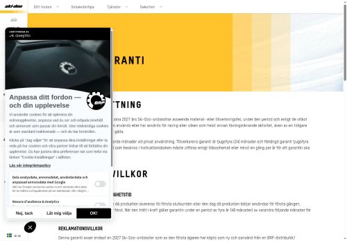 https://ski-doo.brp.com/se/sv/agare/tjanster/garanti.html