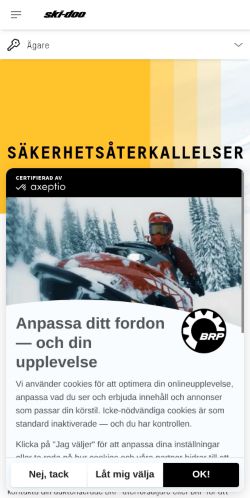 https://ski-doo.brp.com/se/sv/agare/sakerhet/sakerhetsaterkallelser.html