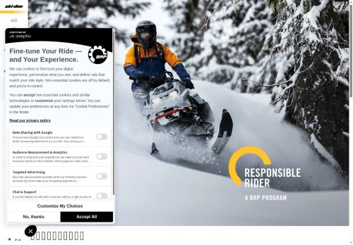 https://ski-doo.brp.com/jp/ja/owner-zone/responsible-rider.html